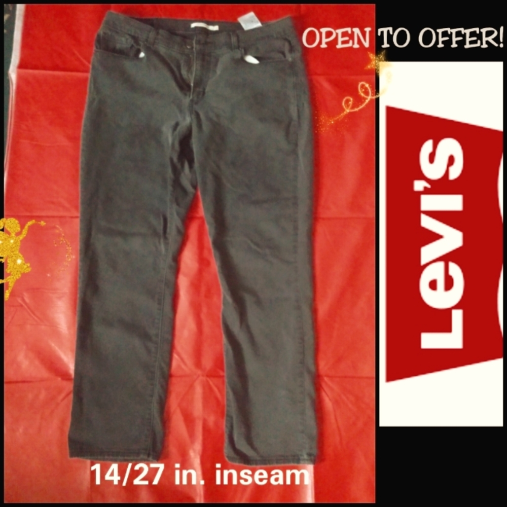 LEVIS Classic Straight Leg Jeans | Size 14/27 inseam | $9
